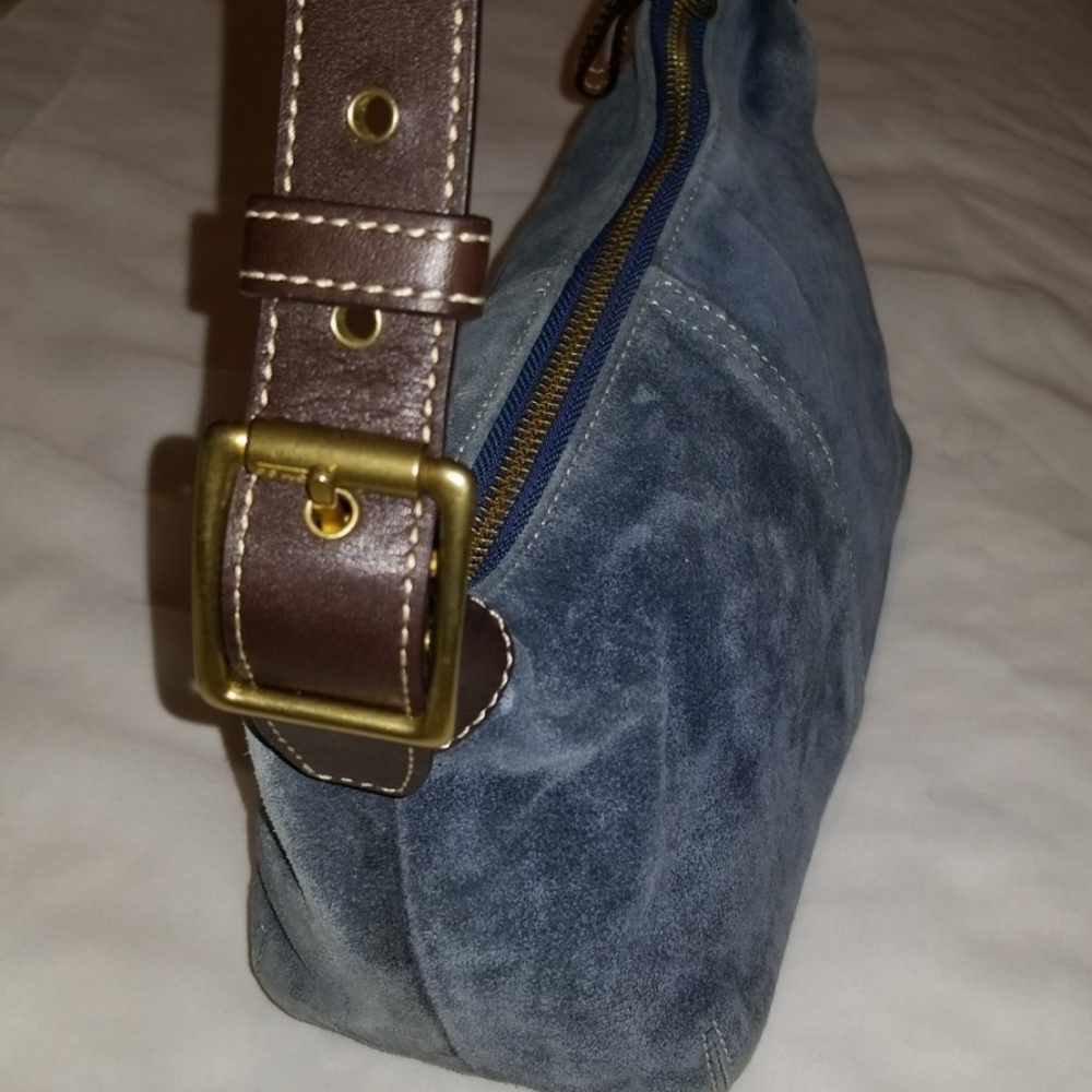 Coach Small Suede Shoulder Bag
